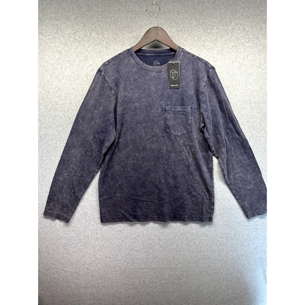 Original Use Mens Long Sleeve Shirt Size Small Dark Blue/Gray NWT